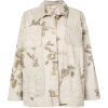 BY WALID oversized foliage print denim j - Jacket - coats - 