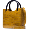 BY FAR Eric crocodile-embossed tote - Bolsas de tiro - 