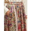 BY WALID  Margot floral-print silk midi - sukienki - 