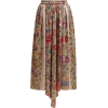 BY WALID  Margot floral-print silk midi - スカート - 