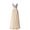 Babyonline Women Chiffon Long Prom Dress 2019 Sequin Homecoming Gown - Obleke - $45.99  ~ 39.50€