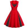 Babyonline Women Vintage 1950s Polka Dot Party Cocktail Dresses - Vestidos - $14.89  ~ 12.79€