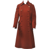 Baccarat Orange/Brown Coat, c.1970 - Jacket - coats - 