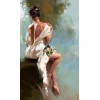 Back of Woman in Sheer Dress - Other - 