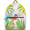 Backpack Flamingo jungle Society6 - Nahrbtniki - $69.99  ~ 60.11€