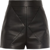 Balenciaga Diamond seam-bonded leather s - pantaloncini - 