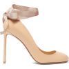 Ballet grosgrain ribbon leather pumps | - Classic shoes & Pumps - 