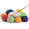 Ball of wool and knitting needles - Предметы - 