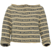 Balmain Balmain Paris Stripe Crop Top - Shirts - lang - 