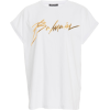 Balmain Cotton-Jersey Logo T-Shirt - Koszulki - krótkie - 