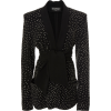 Balmain Crystal Detail Jersey Jacket - Suits - 
