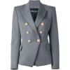 Balmain Dark Grey Blazer - Куртки и пальто - 
