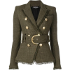 Balmain Khaki Jacket - Jacket - coats - 