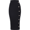Balmain Long high-waisted black knit ski - 裙子 - £850.00  ~ ¥7,493.69