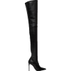 Balmain - Stretch leather boots - Boots - $2,495.00 