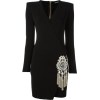 Balmain glass emblem dress - Vestidos - 
