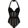 Balmain monogram halterneck bodysuit - Saias - £1,450.00  ~ 1,638.64€