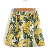 Banana Print Skirt - Skirts - $18.00 