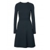 Banana Republic Button Front Ribbed Sweater Dress - Navy - Vestiti - £95.00  ~ 107.36€