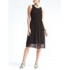 Banana Republic Knit Overlay Dress - Black - Kleider - 89.95€ 