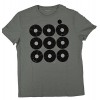 Banana Republic Mens Multi Records Graphic Tee, Grey Literature - Shirts - $26.99 
