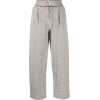 Barrie chevron-knit pleated trousers - Spodnie Capri - $4,106.00  ~ 3,526.58€
