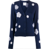 Barrie floral white embroiderd cardigan - Uncategorized - 