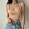 Basic strapless sexy embroidered tube top solid color short navel top - 半袖シャツ・ブラウス - $19.99  ~ ¥2,250