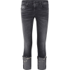 R13 Kate low-rise distressed skinny jean - Spodnie Capri - 