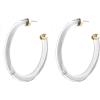 BaubleBar Leia Lucite Hoop Earrings - Brincos - 