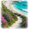 Beach Sand Path - Nature - 