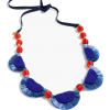 Bead and raffia necklace - Necklaces - 