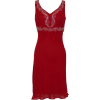 Beaded Chiffon Prom Dress Bridesmaid Holiday Party Cocktail Formal Gown Red - Obleke - $39.99  ~ 34.35€