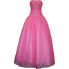 Beaded Mesh Fairy Prom Dress Formal Ball Gown Pink - Dresses - $179.99 