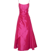 Beaded Taffeta Prom Formal Gown Holiday Party Cocktail Dress Bridesmaid Hot-Pink - Dresses - $99.99 