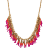 Beaded Fringe Seedbead Necklace - Necklaces - $14.99 