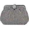 Beaded and Sequined Evening Bag - Torby z klamrą - 