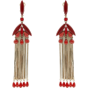 Bead-embellished drop earrings - Naušnice - 