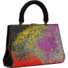 Bead-embellished leather bag - Bolsas pequenas - 