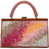 Bead-embellished leather bag - Borsette - 