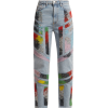 Bead-embellished straight-leg jeans - Jeans - 