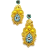 Beads OF Aquarius Alhambra Earrings - Earrings - $59.00  ~ £44.84