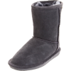 Bearpaw Emma 6.5" Shearling Boot (Little Kid/Big Kid) Charcoal - 靴子 - $37.52  ~ ¥251.40