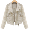Beige Lace Jacket - Jacket - coats - $47.00 