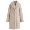 Beige Faux Fur Teddy Coat - Jacket - coats - 
