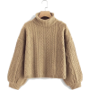 Beige pullover - Swetry - 