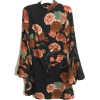 Bell Sleeve Floral Mini Dress - 相册 - 