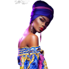 Belle Femme Africaine - Ilustracije - 