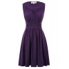 Belle Poque A-Line Women's 1950s Vintage Dress Sleeveless - Dresses - $17.99 