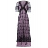 Belle Poque Steampunk Victorian Titanic Lace Maxi Dress Tea Party Gown Antique Dress - 连衣裙 - $19.99  ~ ¥133.94